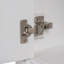 Lavabo de salle de bain moderne élégant en céramique 24 po avec tablette ouverte en bois massif-111794014