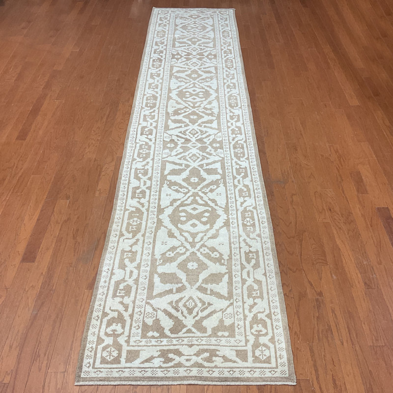 Chemin de table en laine Oushak turc fait à la main Herat