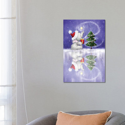 Elephant VII by MAKIKO - Wrapped Canvas Print
