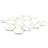 Itona Tile Matte Ceramic Marble Look Hexagon Mosaic Floor and Wall Tile (Set of 10) (9.10 SQFT Per Carton)