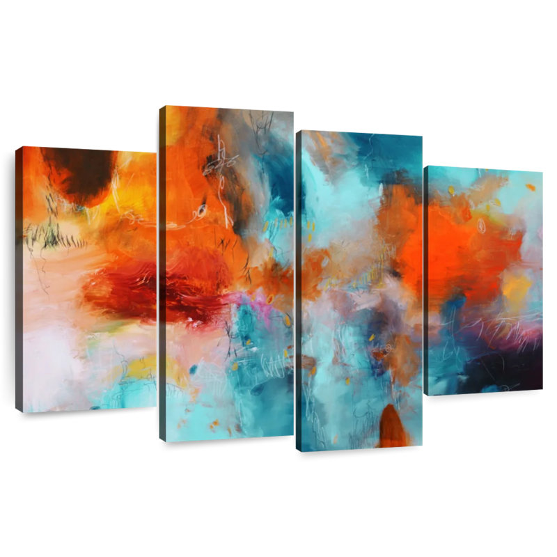 Avery Colourful Abstract X, 48" H x 75" W