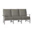 Croquet 75.75" Wide Outdoor Teak Patio Sofa with Cushions-1065669894-946804376-946804410