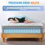 Matelas en mousse hybride et rafraîchissante 12/14 po, soulagement de la pression et isolement du mouvement, CertiPUR-US, matelas dans une boîte-1629071780-1631648057