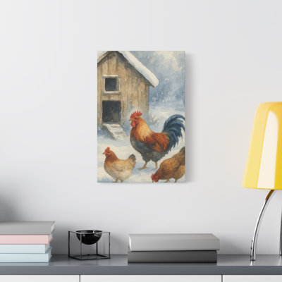Aaroon Single Picture Frame Print on Canvas