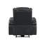 Fauteuil inclinable électrique en cuir Alair gris foncé Aire-1142497204