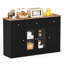 Buffet 55 po avec 3 tiroirs et 2 portes transparentes-1723122946