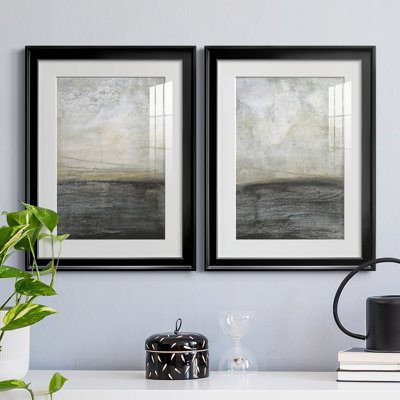 " Misty Landscape I " 2 - Pieces Painting Print
