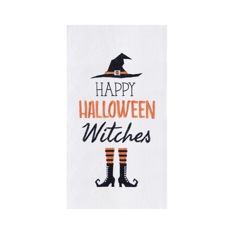 Torchon de cuisine Happy Halloween Witches