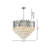 11 Light Transitional Chrome Crystal Chandelier 