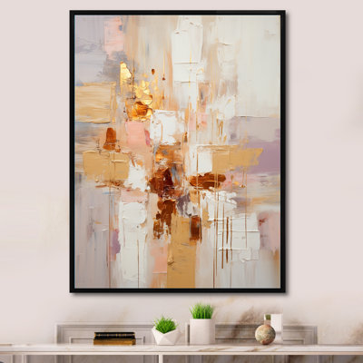 «Sudden Blossoming» en or rétro - impression