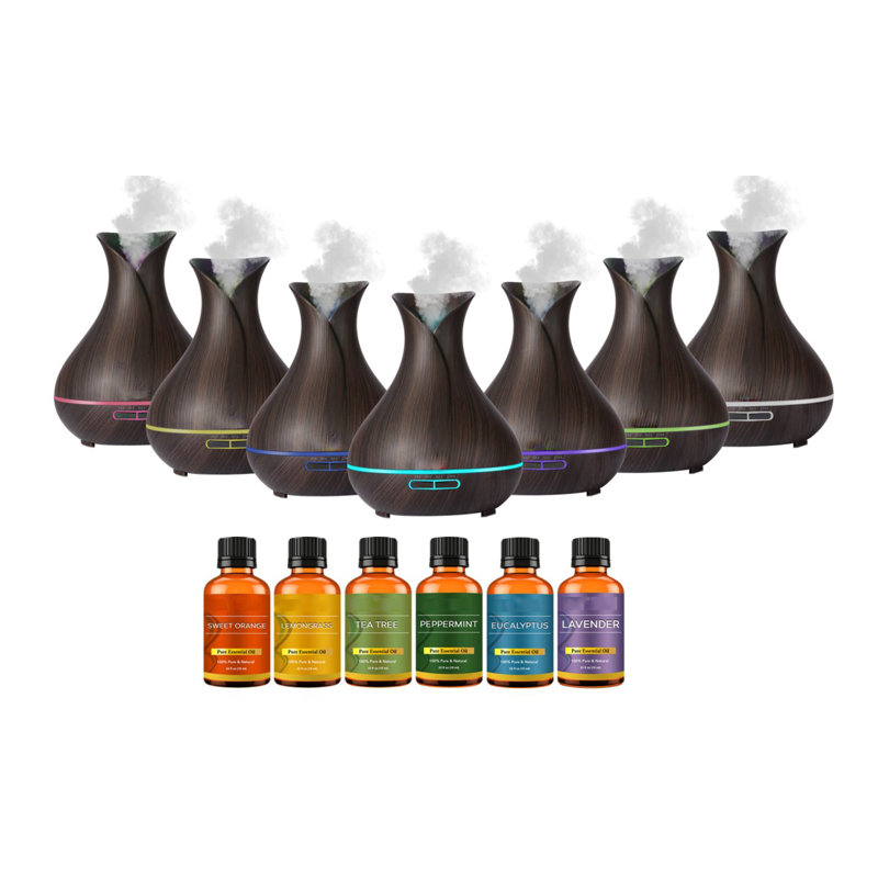 Alier Aromatherapy Diffuser, Dark Brown