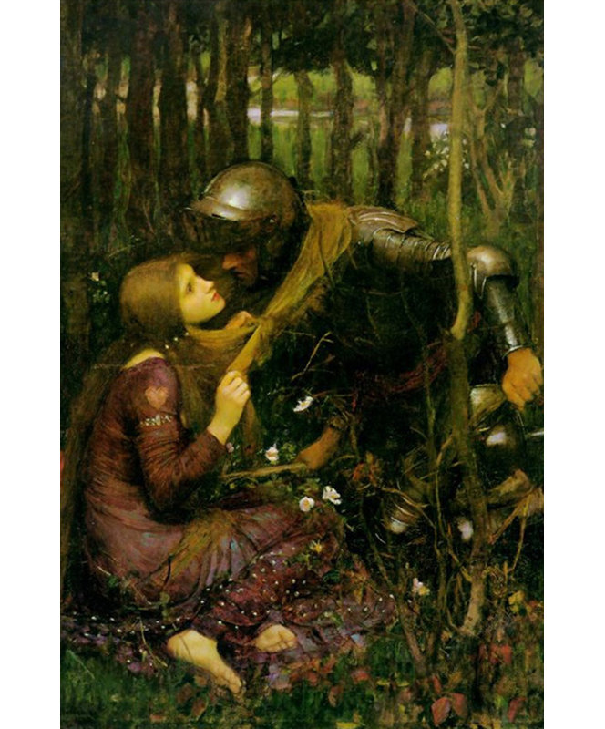 La Belle Dame Sans Merci, H 24 po x l 16 po