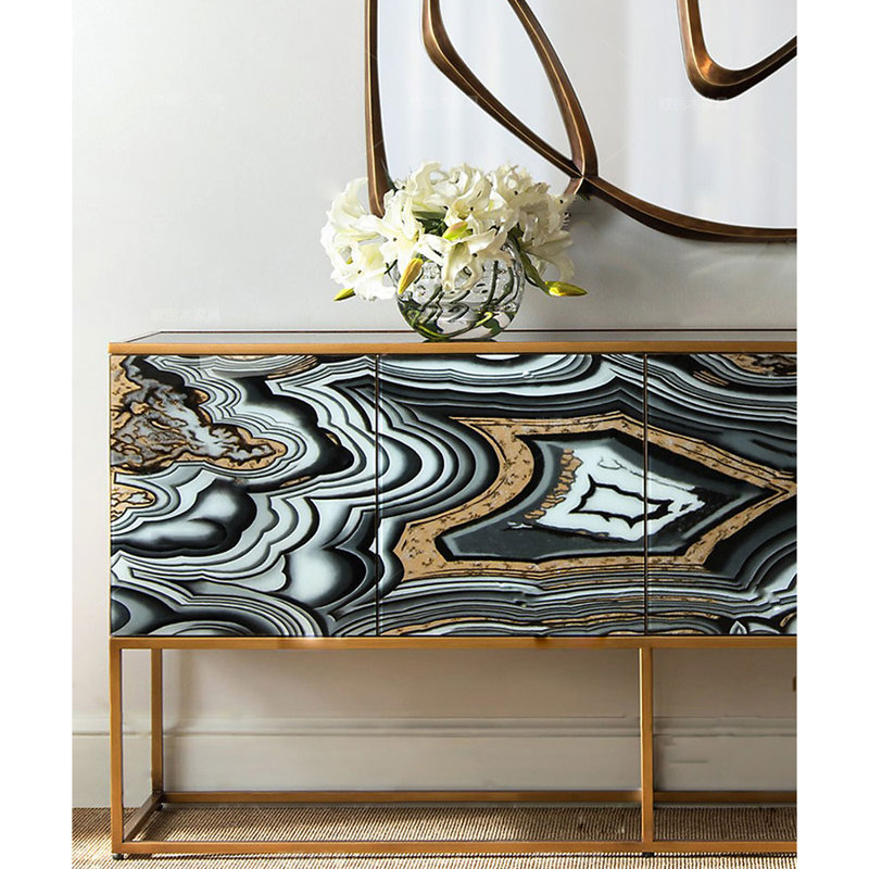 Armoire d'appoint en acier inoxydable