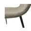 4 chaises de salle à manger de style moderne avec siège rembourré en lin et structure en métal robuste pour le soutien de l'écurie-344895475