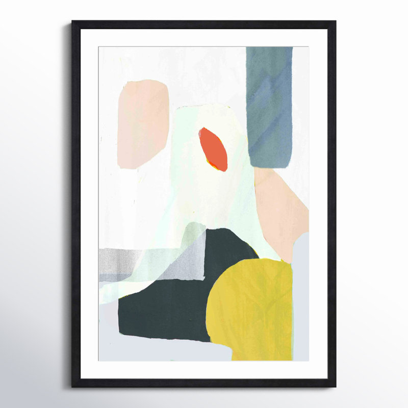 «Summer Salad II» par Victoria Borges - peinture encadrée, Noir, H 48 po x l 32 po