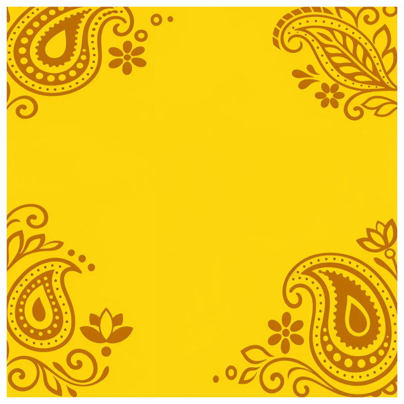 Housses de couette à motif cachemire jaune, Twin