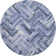 Premium Machine Washable Cerrito Blue Rug