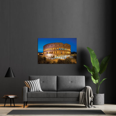 Colisée la nuit, Rome, Italie par Jan Becke - photographie non encadrée