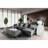 Anterious 122" Wide Chenille Symmetrical Modular with Ottoman