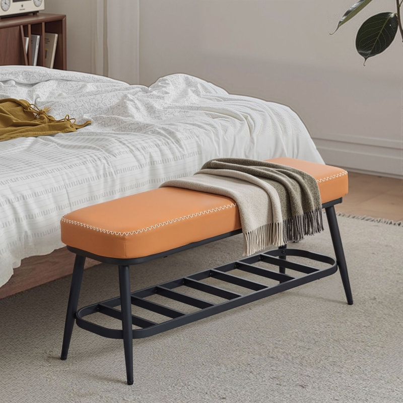 Metal Storage Bench