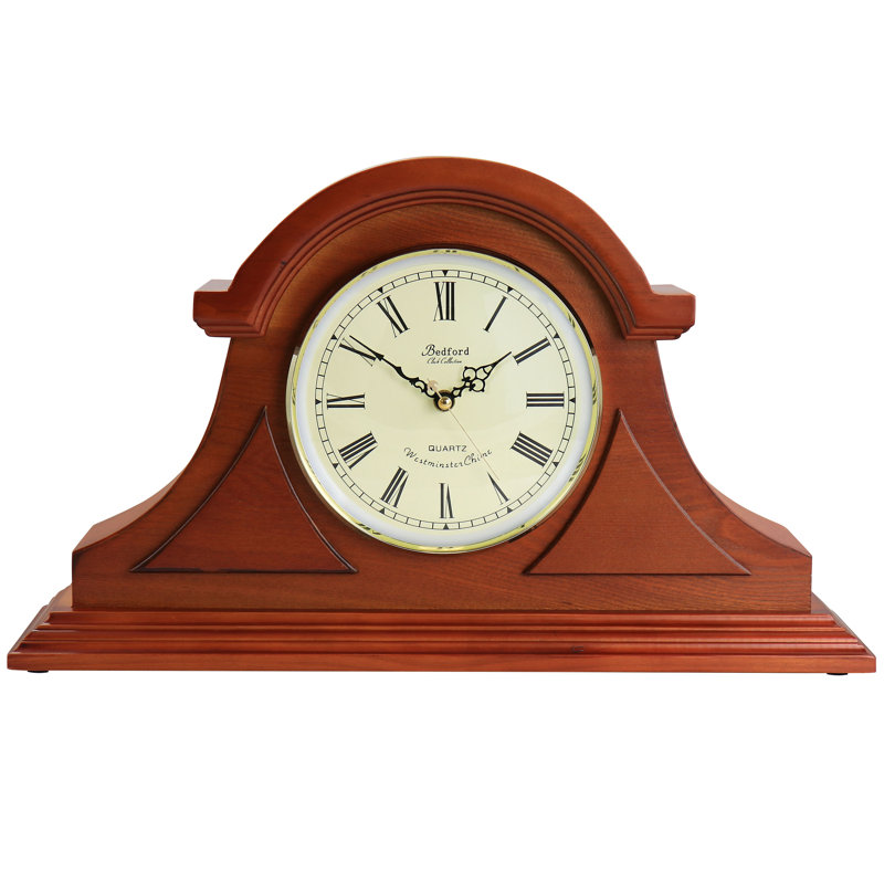 Horloge de table Analog, Acajou