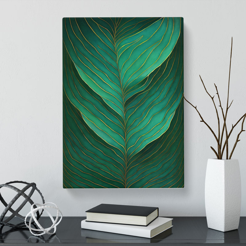 Ellefsen Plant Leaf Vol.6 - Wrapped Canvas, 60cm H x 40cm W x 3cm D