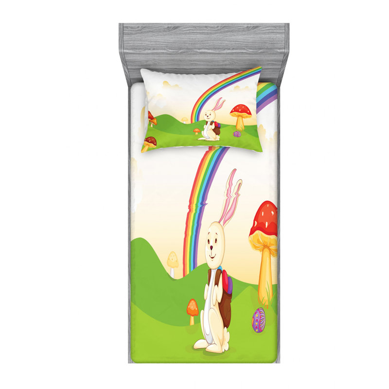 Microfiber Sheet Set, Twin XL Sheet Set with Fitted Sheet