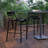 Jazavian Modern Commercial Grade 2 Slat Indoor/Outdoor Steel Bar Stool-1734209457