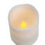 Wavy Top LED Unscented Wax Pillar LED Candles