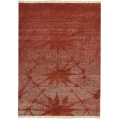 Dazzle Hand-Knotted Fire Brick 9' X 12'
