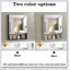 Armoire à pharmacie pour salle de bain avec porte en bois, solution de rangement murale pour salle de bain moderne, miroir haute définition et tablettes réglables
