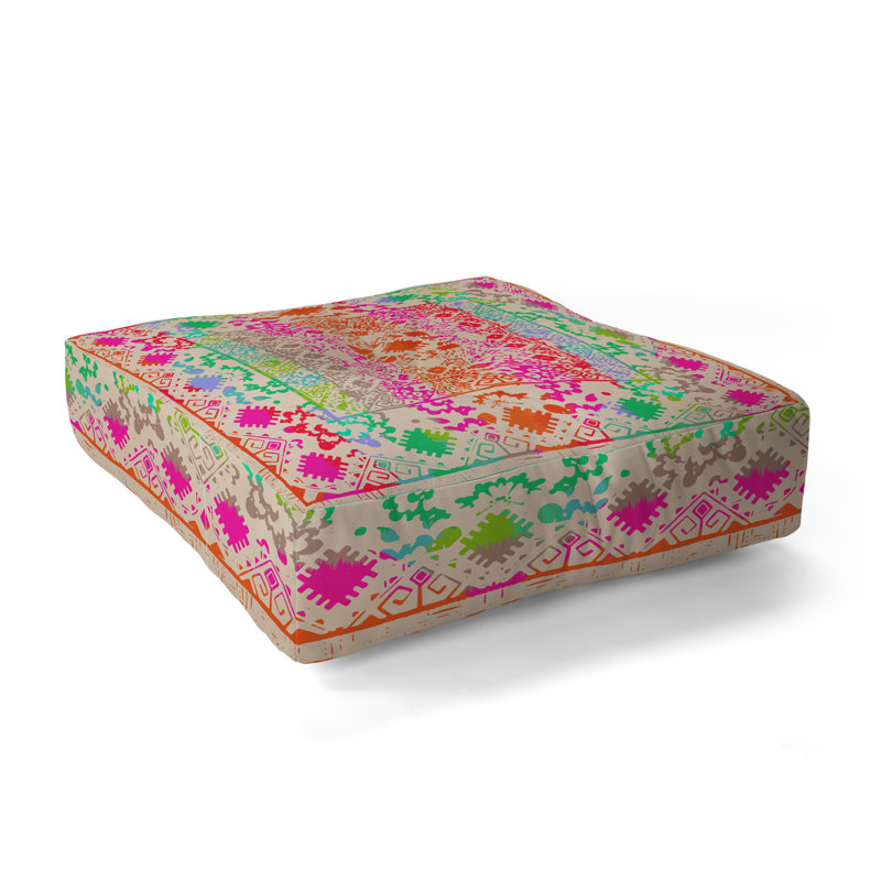 Aimee St Hill Eva Floor Pillow, Beige/Pink