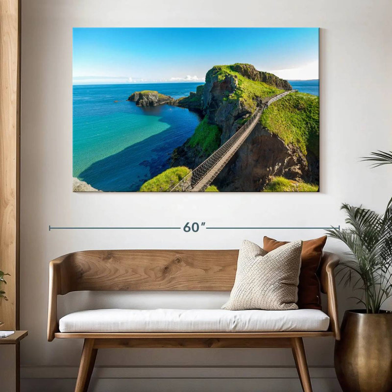 Lilie Carrick A Rede Rope Bridge, 34" H x 51" W