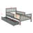 Platform Bed With Guardrails On Both Sides And Two Storage Drawers-370115570-370115581