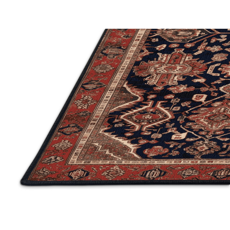 Tapis brun lavable à la machine, Rectangulaire 8 pi x 12 pi