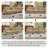 Mid Century 3 Seater Sofa Couch With Removable Ruffle Skirt-2119563615