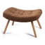 Nekoma Upholstered Accent Chair with Footstool-833743614