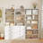 White Modular Walk in Closet Organizer System with 12 shelves and 8 drawers