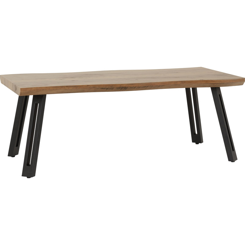 Alexsandra WAVE EDGE COFFEE TABLE, Medium Oak
