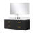 Castor 48" W x 22" D Single Bath Vanity, 43" Mirror & Chrome Faucet Set-104783210-112863591