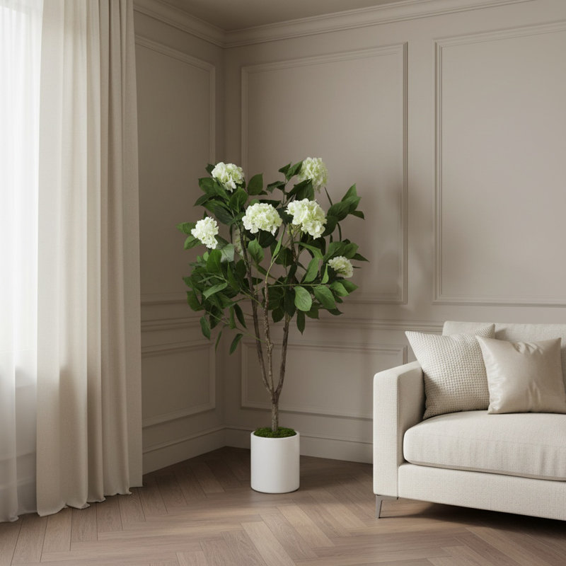 Hortensia en pot de Fiberstone