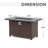 Guildford Outdoor Firepit Table