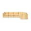 Cove 5 Seater Striped Outdoor Corner Sofa-504135477-504135476