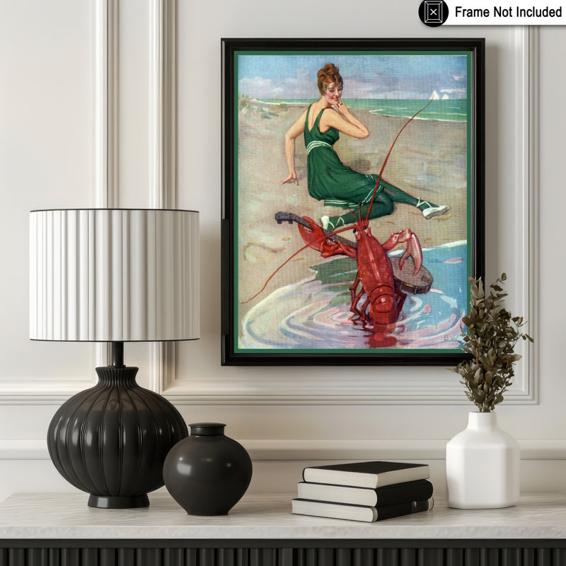 Sérénade au homard, Sans cadre, Affiche, H 08 po x l 10 po