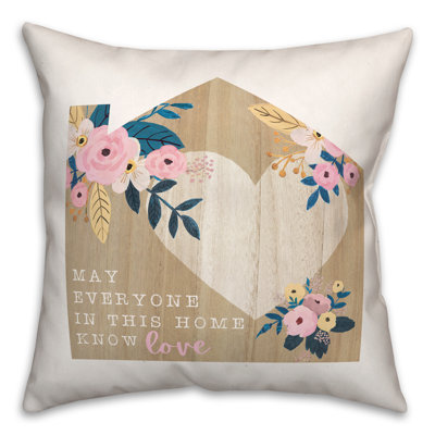 Coussin extérieur Love In This Home