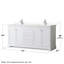 Meuble-lavabo double avec plateau Avery-92725533-92725534-92725538