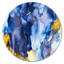 «Blue Luxury Abstract Fluid Art III», art mural moderne en métal-68850688
