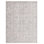 Oriental Area Rug in Grey / Ivory