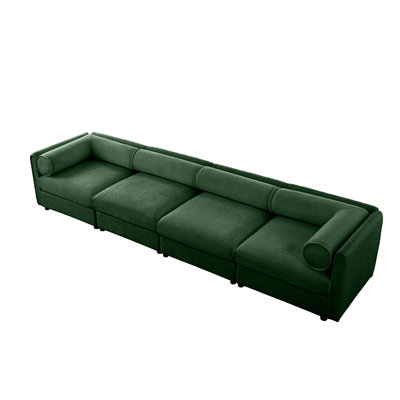 4 With Storage: Chenille Fabric, Ergonomic Cylindrical Design For House Decoration Storage Sectional: 4 Seats, Chenille, Comfortable