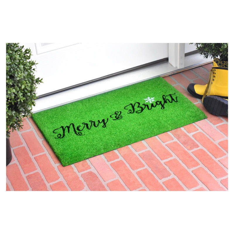 Tapis d'entrée antidérapant Loyola Merry and Bright 29 po x 17 po